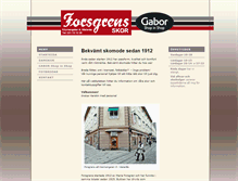 Tablet Screenshot of forsgrensskor.se